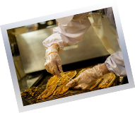 丹念にふっくらと焼き上げ